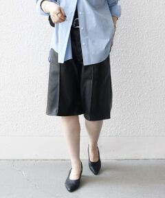 SHIPS / シップス ショート・ハーフ・半端丈パンツ | SHIPS any: センター ピンタックライン ハーフパンツ