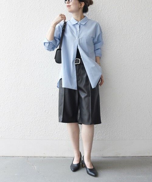 SHIPS / シップス ショート・ハーフ・半端丈パンツ | SHIPS any: センター ピンタックライン ハーフパンツ | 詳細1