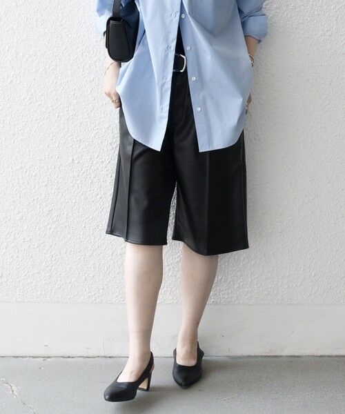 SHIPS / シップス ショート・ハーフ・半端丈パンツ | SHIPS any: センター ピンタックライン ハーフパンツ | 詳細10