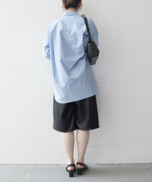 SHIPS / シップス ショート・ハーフ・半端丈パンツ | SHIPS any: センター ピンタックライン ハーフパンツ | 詳細2