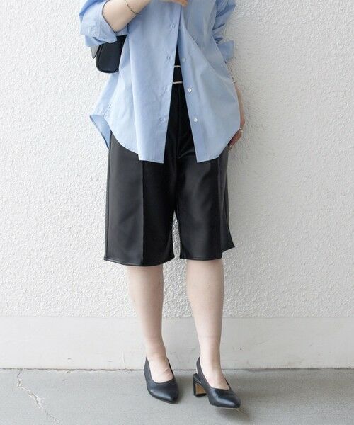 SHIPS / シップス ショート・ハーフ・半端丈パンツ | SHIPS any: センター ピンタックライン ハーフパンツ | 詳細5