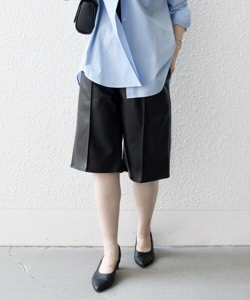 SHIPS / シップス ショート・ハーフ・半端丈パンツ | SHIPS any: センター ピンタックライン ハーフパンツ | 詳細9
