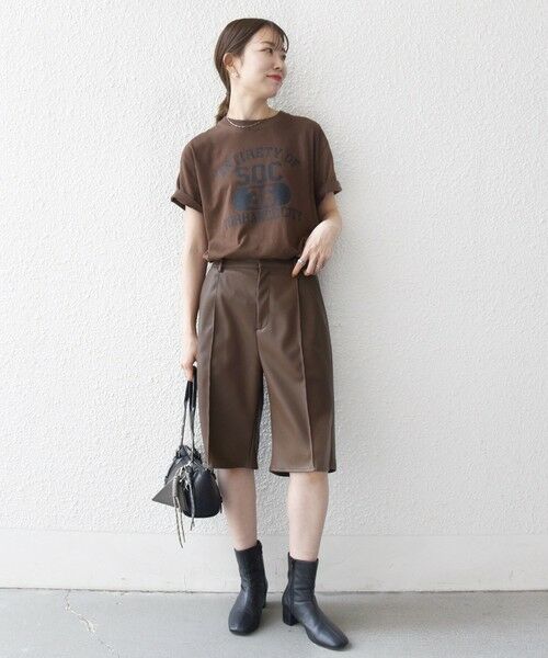 SHIPS / シップス ショート・ハーフ・半端丈パンツ | SHIPS any: センター ピンタックライン ハーフパンツ | 詳細14