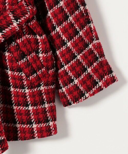 SHIPS / シップス その他アウター | SHIPS any: ブロック ツイード コクーン コート | 詳細10