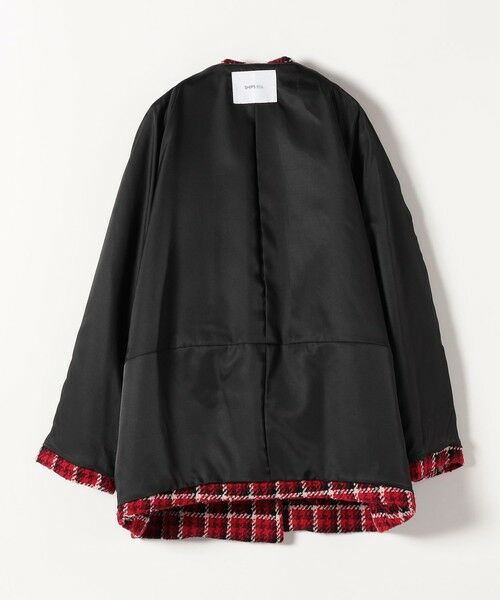 SHIPS / シップス その他アウター | SHIPS any: ブロック ツイード コクーン コート | 詳細15