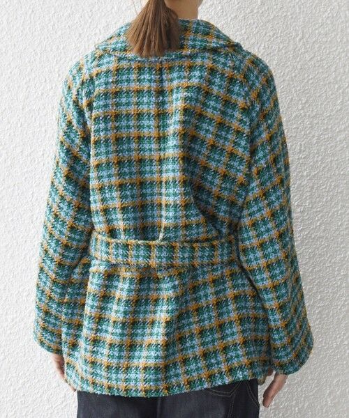 SHIPS / シップス その他アウター | SHIPS any: ブロック ツイード コクーン コート | 詳細29