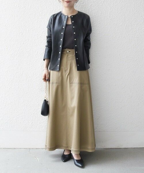 SHIPS / シップス ノーカラージャケット | SHIPS any: コンパクト ドット スナップ カーディガン ジャケット | 詳細1