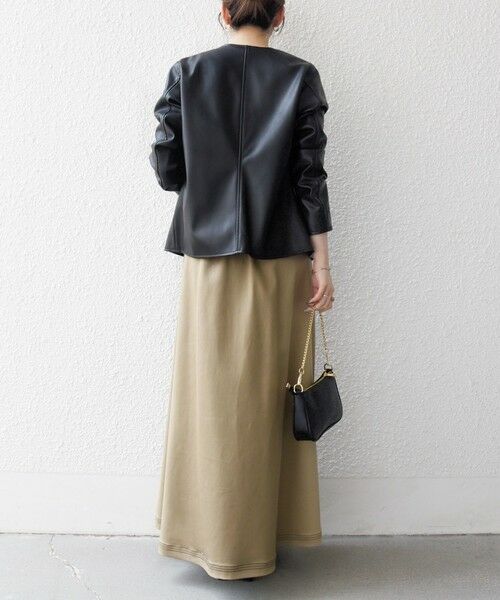 SHIPS / シップス ノーカラージャケット | SHIPS any: コンパクト ドット スナップ カーディガン ジャケット | 詳細2