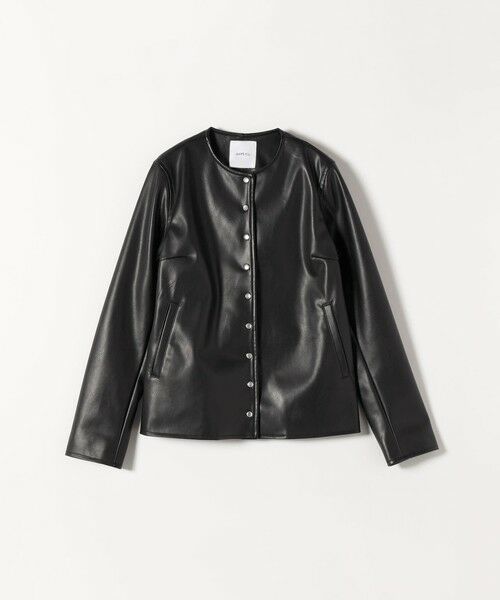 SHIPS / シップス ノーカラージャケット | SHIPS any: コンパクト ドット スナップ カーディガン ジャケット | 詳細11