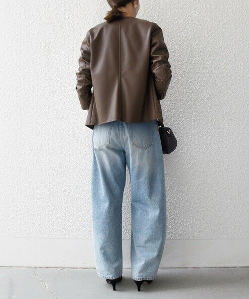 SHIPS / シップス ノーカラージャケット | SHIPS any: コンパクト ドット スナップ カーディガン ジャケット | 詳細17