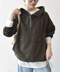 SHIPS / シップス ブルゾン | SHIPS any: ハーフジップ ビッグ アノラック パーカー