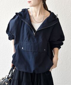 SHIPS / シップス ブルゾン | SHIPS any: ハーフジップ ビッグ アノラック パーカー