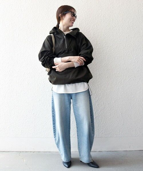 SHIPS / シップス ブルゾン | SHIPS any: ハーフジップ ビッグ アノラック パーカー | 詳細1