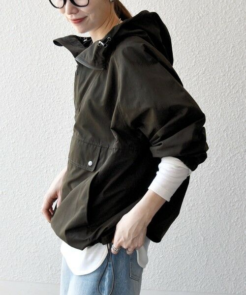 SHIPS / シップス ブルゾン | SHIPS any: ハーフジップ ビッグ アノラック パーカー | 詳細7