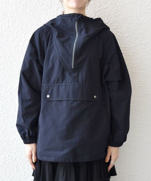 SHIPS / シップス ブルゾン | SHIPS any: ハーフジップ ビッグ アノラック パーカー | 詳細21