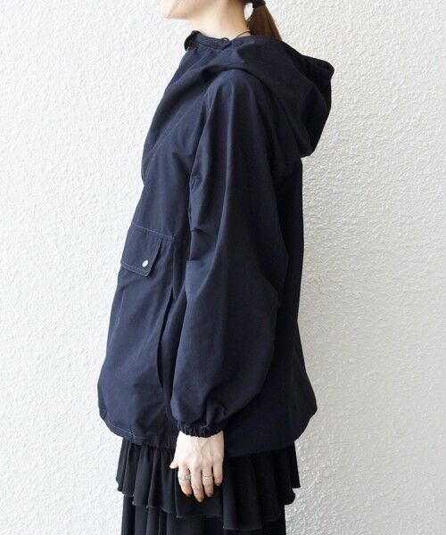 SHIPS / シップス ブルゾン | SHIPS any: ハーフジップ ビッグ アノラック パーカー | 詳細22