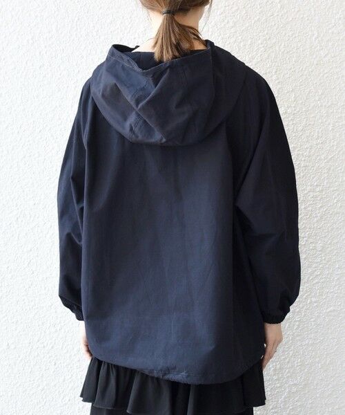 Wai+ SHIPS アノラックパーカー SHIPS any別注】La Hutte:〈洗濯機可能〉ロゴ アノラック