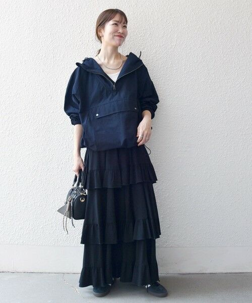 SHIPS / シップス ブルゾン | SHIPS any: ハーフジップ ビッグ アノラック パーカー | 詳細12