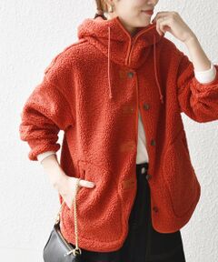 SHIPS / シップス ブルゾン | 《追加予約》SHIPS any:〈洗濯機可能〉ボア フリース 2WAY フーディー ブルゾン