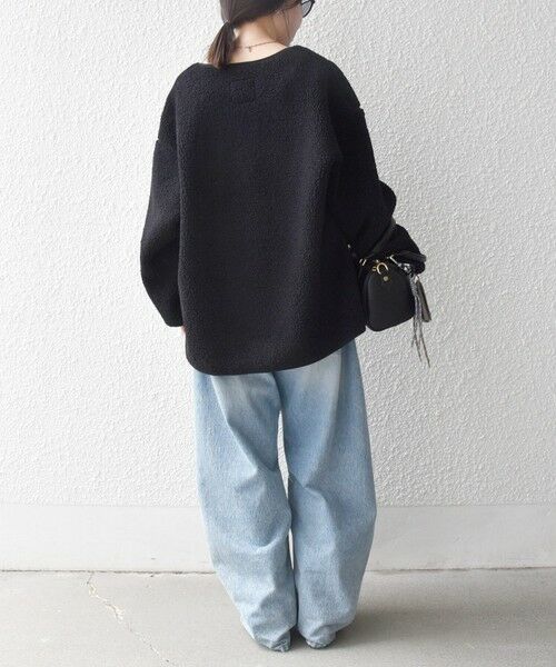 SHIPS / シップス ブルゾン | 《追加予約》SHIPS any:〈洗濯機可能〉ボア フリース 2WAY フーディー ブルゾン | 詳細2