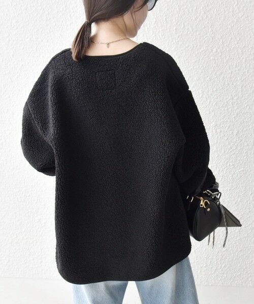 SHIPS / シップス ブルゾン | 《追加予約》SHIPS any:〈洗濯機可能〉ボア フリース 2WAY フーディー ブルゾン | 詳細5