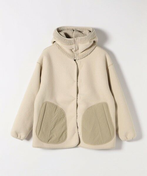 SHIPS / シップス ブルゾン | 《追加予約》SHIPS any:〈洗濯機可能〉ボア フリース 2WAY フーディー ブルゾン | 詳細30