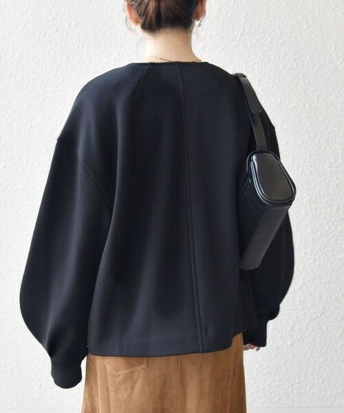 SHIPS / シップス ブルゾン | SHIPS any:〈洗濯機可能〉ダンボール ノーカラー コンパクト ブルゾン | 詳細7