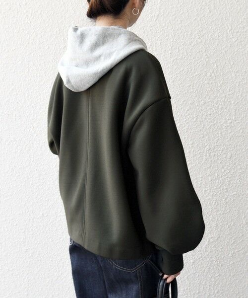 SHIPS / シップス ブルゾン | SHIPS any:〈洗濯機可能〉ダンボール ノーカラー コンパクト ブルゾン | 詳細21