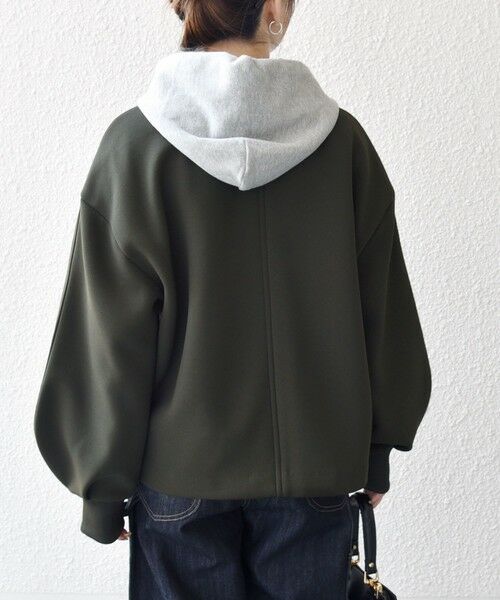 SHIPS / シップス ブルゾン | SHIPS any:〈洗濯機可能〉ダンボール ノーカラー コンパクト ブルゾン | 詳細22