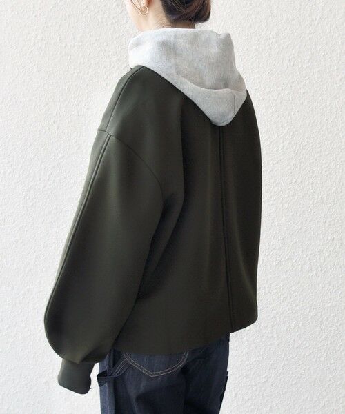 SHIPS / シップス ブルゾン | SHIPS any:〈洗濯機可能〉ダンボール ノーカラー コンパクト ブルゾン | 詳細23