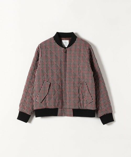 SHIPS / シップス ブルゾン | SHIPS any: キルティング チェック バーシティ ブルゾン | 詳細8