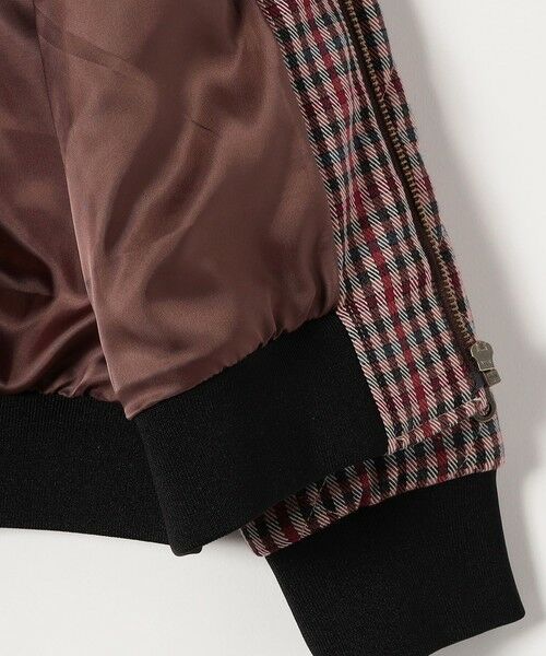 SHIPS / シップス ブルゾン | SHIPS any: キルティング チェック バーシティ ブルゾン | 詳細11