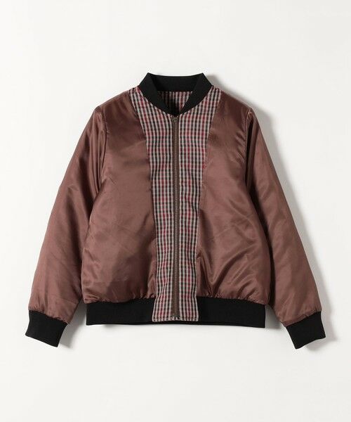 SHIPS / シップス ブルゾン | SHIPS any: キルティング チェック バーシティ ブルゾン | 詳細13