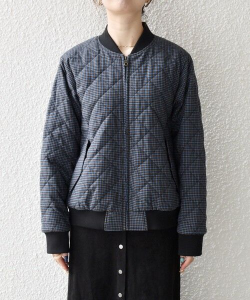 SHIPS / シップス ブルゾン | SHIPS any: キルティング チェック バーシティ ブルゾン | 詳細27