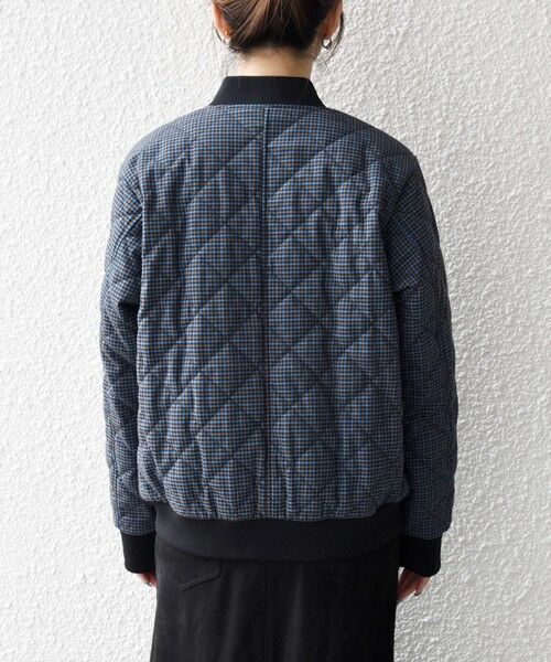SHIPS / シップス ブルゾン | SHIPS any: キルティング チェック バーシティ ブルゾン | 詳細29