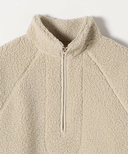 SHIPS / シップス カットソー | 《一部追加予約》SHIPS any:〈洗濯機可能〉ボア フリース ハーフジップ プルオーバー | 詳細18