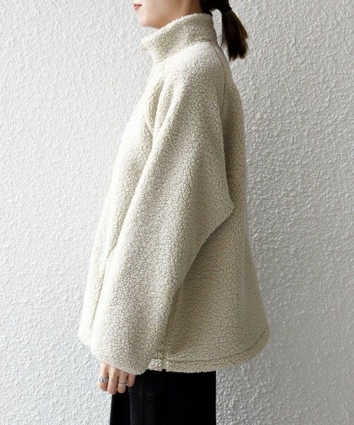 SHIPS / シップス カットソー | 《一部追加予約》SHIPS any:〈洗濯機可能〉ボア フリース ハーフジップ プルオーバー | 詳細26