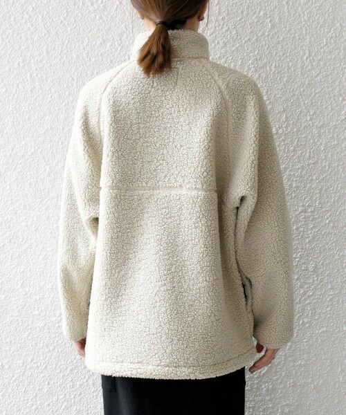 SHIPS / シップス カットソー | 《一部追加予約》SHIPS any:〈洗濯機可能〉ボア フリース ハーフジップ プルオーバー | 詳細27
