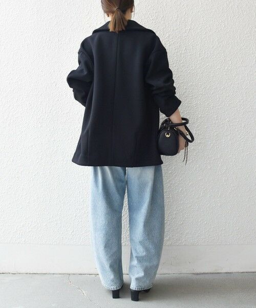 SHIPS / シップス その他アウター | SHIPS any:〈洗濯機可能〉ダンボール コクーン テーラード ミディ コート | 詳細2