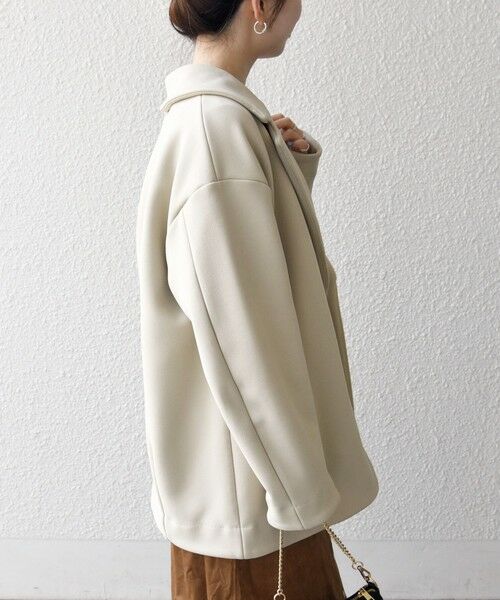 SHIPS / シップス その他アウター | SHIPS any:〈洗濯機可能〉ダンボール コクーン テーラード ミディ コート | 詳細23