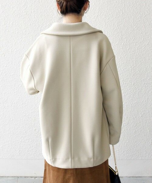 SHIPS / シップス その他アウター | SHIPS any:〈洗濯機可能〉ダンボール コクーン テーラード ミディ コート | 詳細24