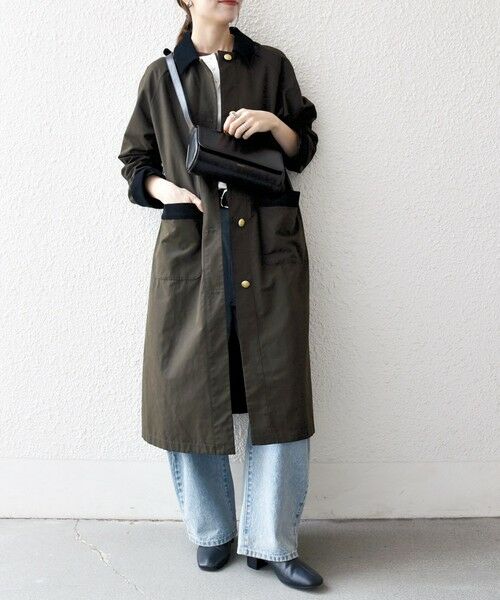 SHIPS / シップス ステンカラーコート | SHIPS any: ステンカラー Aライン ロング コート | 詳細1