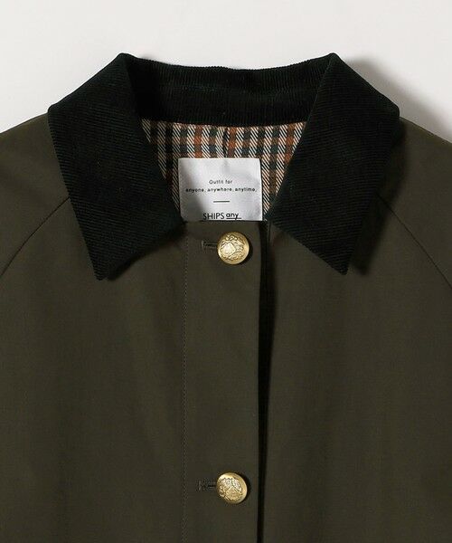SHIPS / シップス ステンカラーコート | SHIPS any: ステンカラー Aライン ロング コート | 詳細9