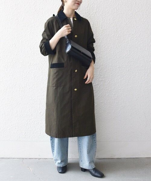 SHIPS / シップス ステンカラーコート | SHIPS any: ステンカラー Aライン ロング コート | 詳細2
