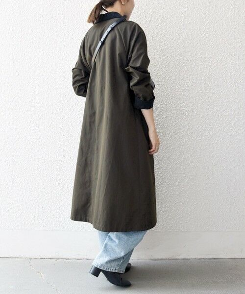 SHIPS / シップス ステンカラーコート | SHIPS any: ステンカラー Aライン ロング コート | 詳細4