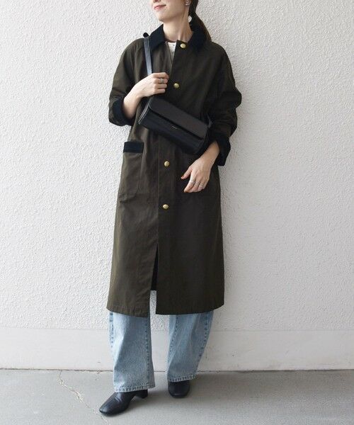 SHIPS / シップス ステンカラーコート | SHIPS any: ステンカラー Aライン ロング コート | 詳細7