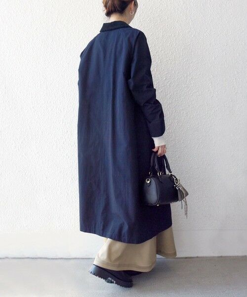 SHIPS / シップス ステンカラーコート | SHIPS any: ステンカラー Aライン ロング コート | 詳細20
