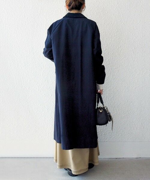 SHIPS / シップス ステンカラーコート | SHIPS any: ステンカラー Aライン ロング コート | 詳細21