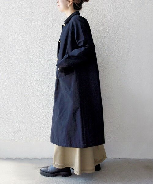 SHIPS / シップス ステンカラーコート | SHIPS any: ステンカラー Aライン ロング コート | 詳細23