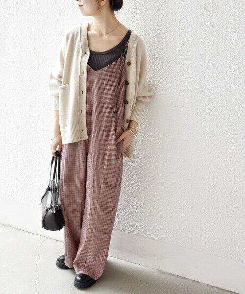 SHIPS / シップス サロペット・オールインワン | SHIPS any:〈洗濯機可能〉ガンクラブ チェック サロペット パンツ | 詳細1